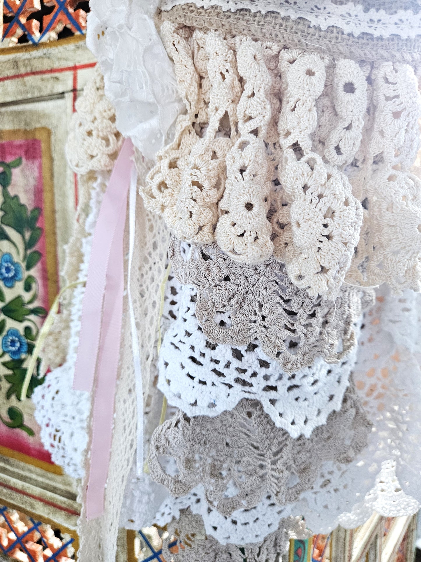 Lacy Boho Wedding Handbag