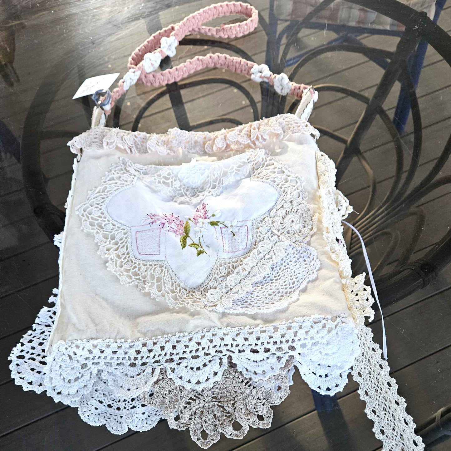 Lacy Boho Wedding Handbag