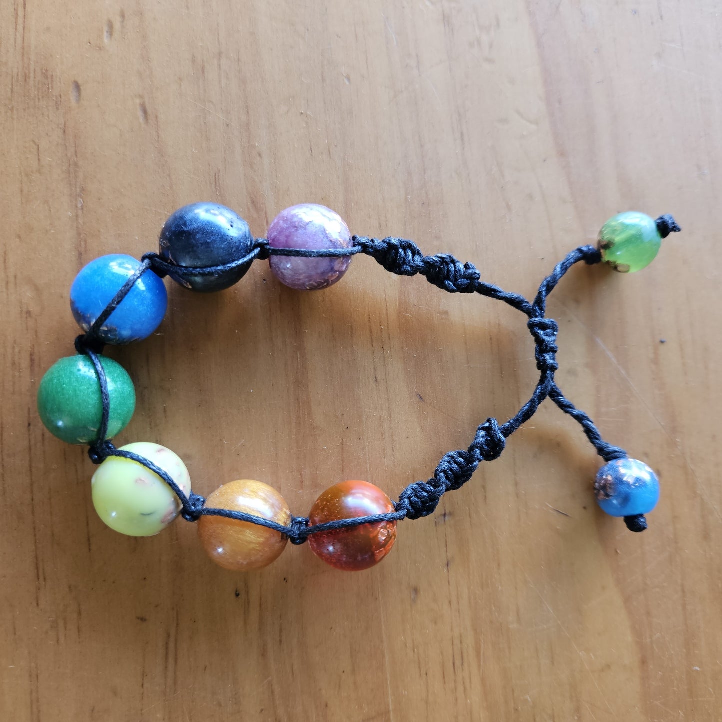 Macrame & Orgonite Bracelet - Chakra Style 3