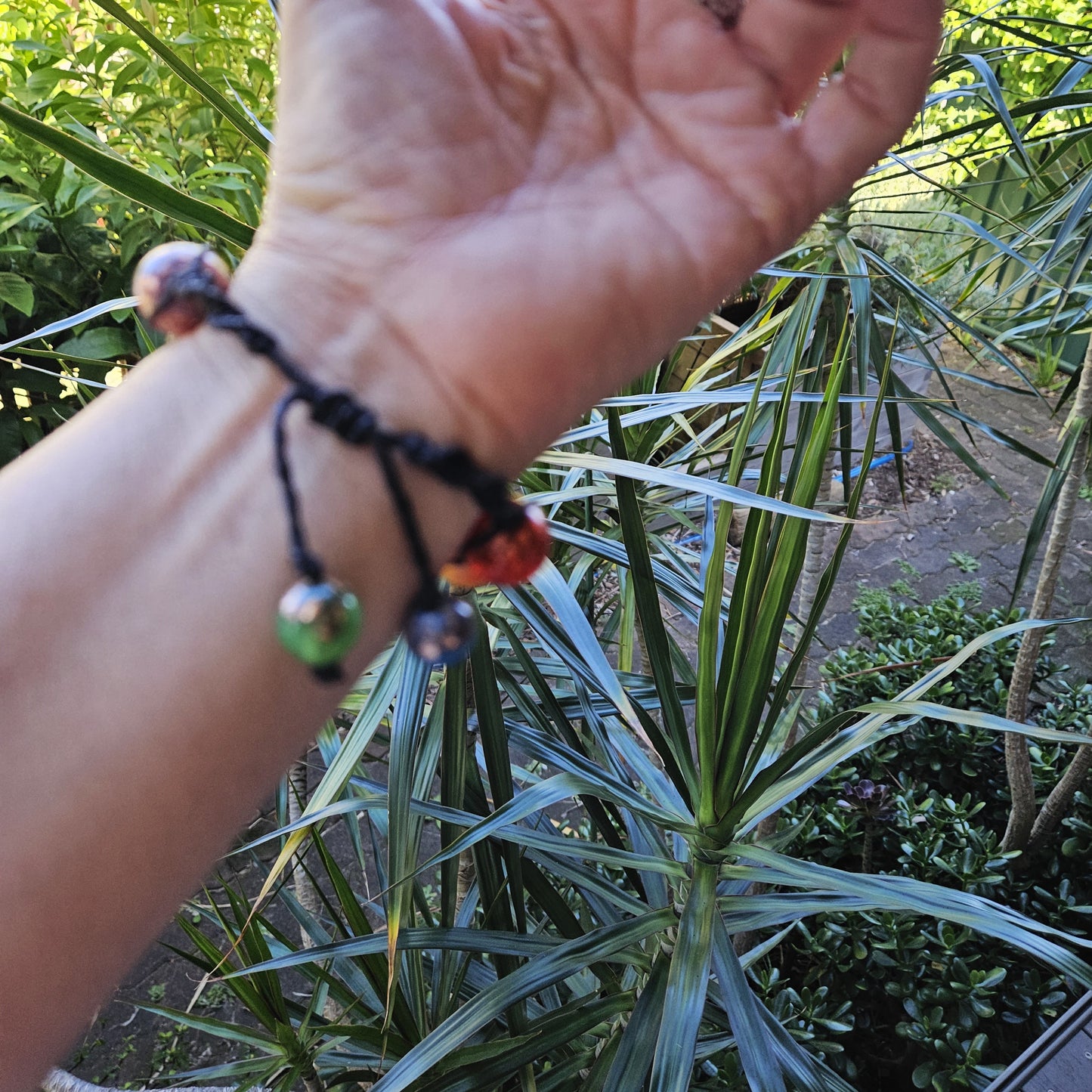 Macrame & Orgonite Bracelet - Chakra Style 3