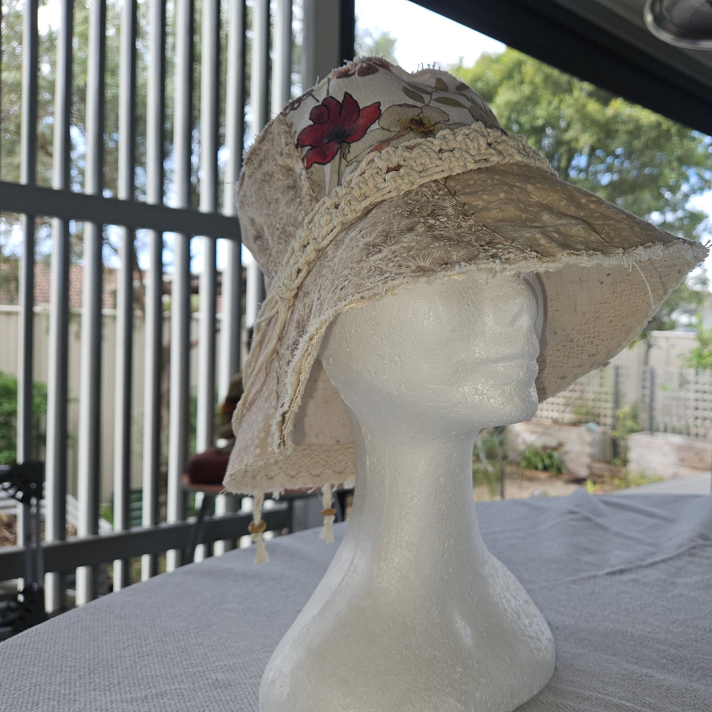 Frayed Boho Hat